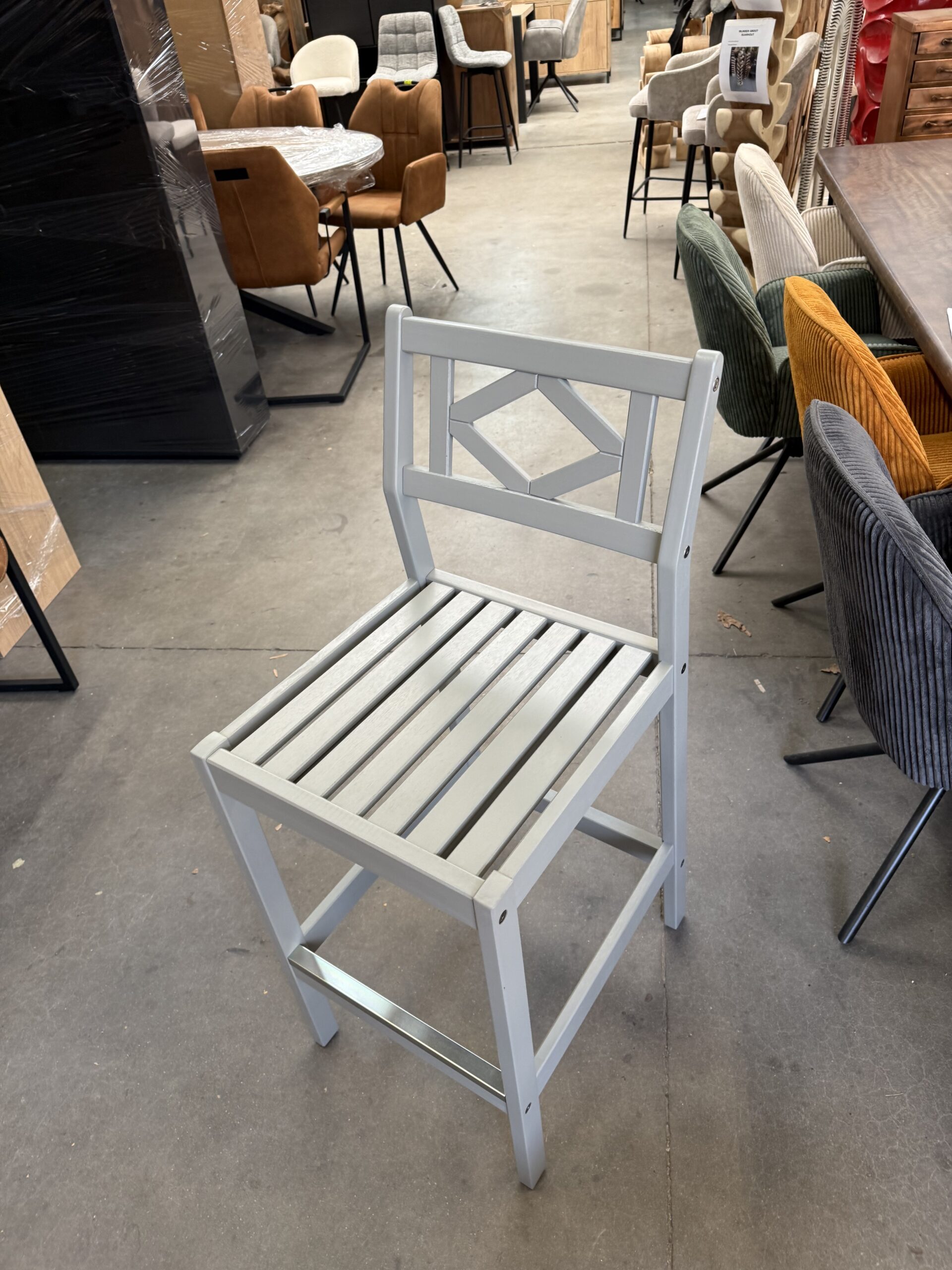 Houten barstoel - Afbeelding 4