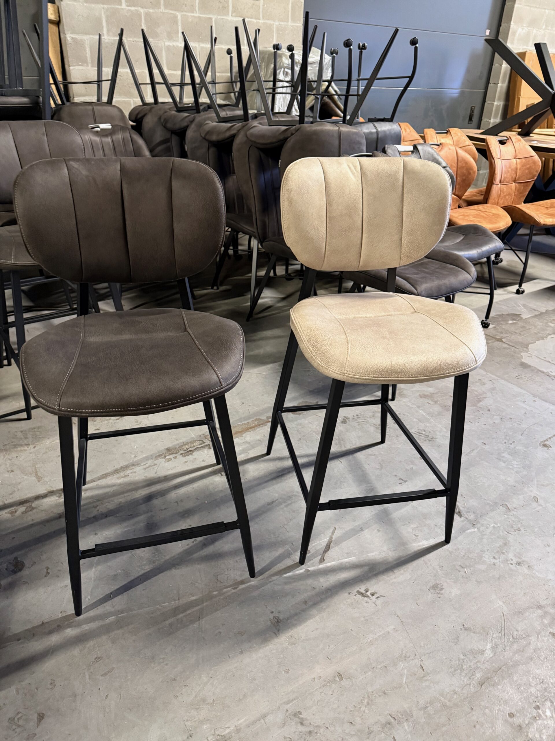 Carli barstoel, twee kleuren - Afbeelding 3