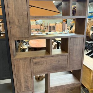 Denton wandkast, kleur dark mango