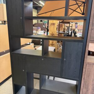 Denton wandkast, kleur noir