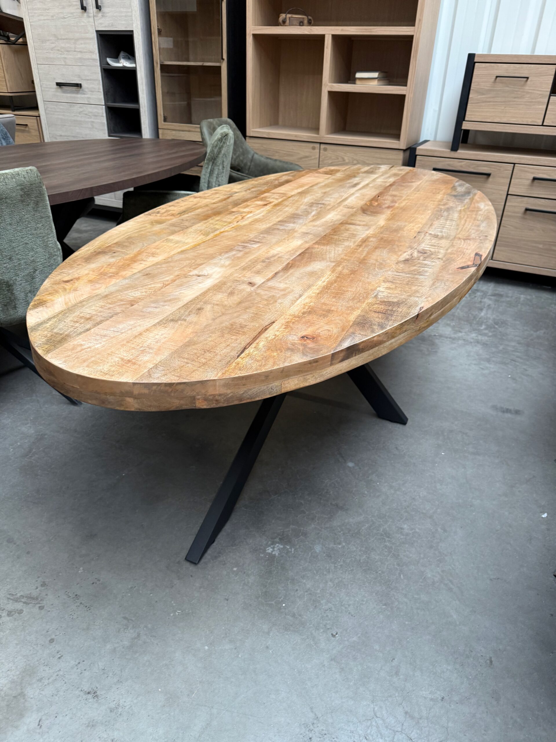 Eettafel ellips, mangohout - Afbeelding 3