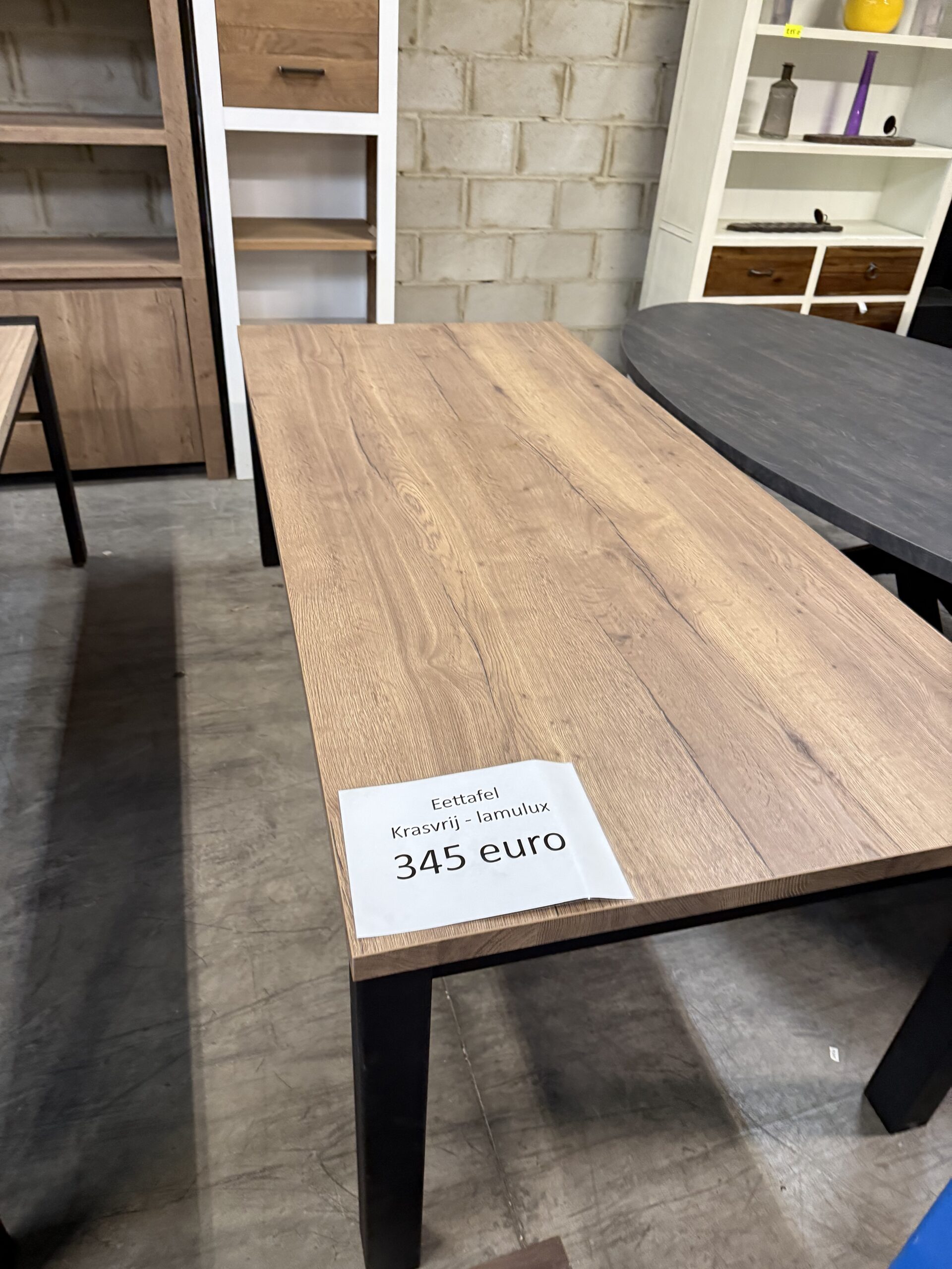 Eettafel krasvrij, kleur barley - Afbeelding 3