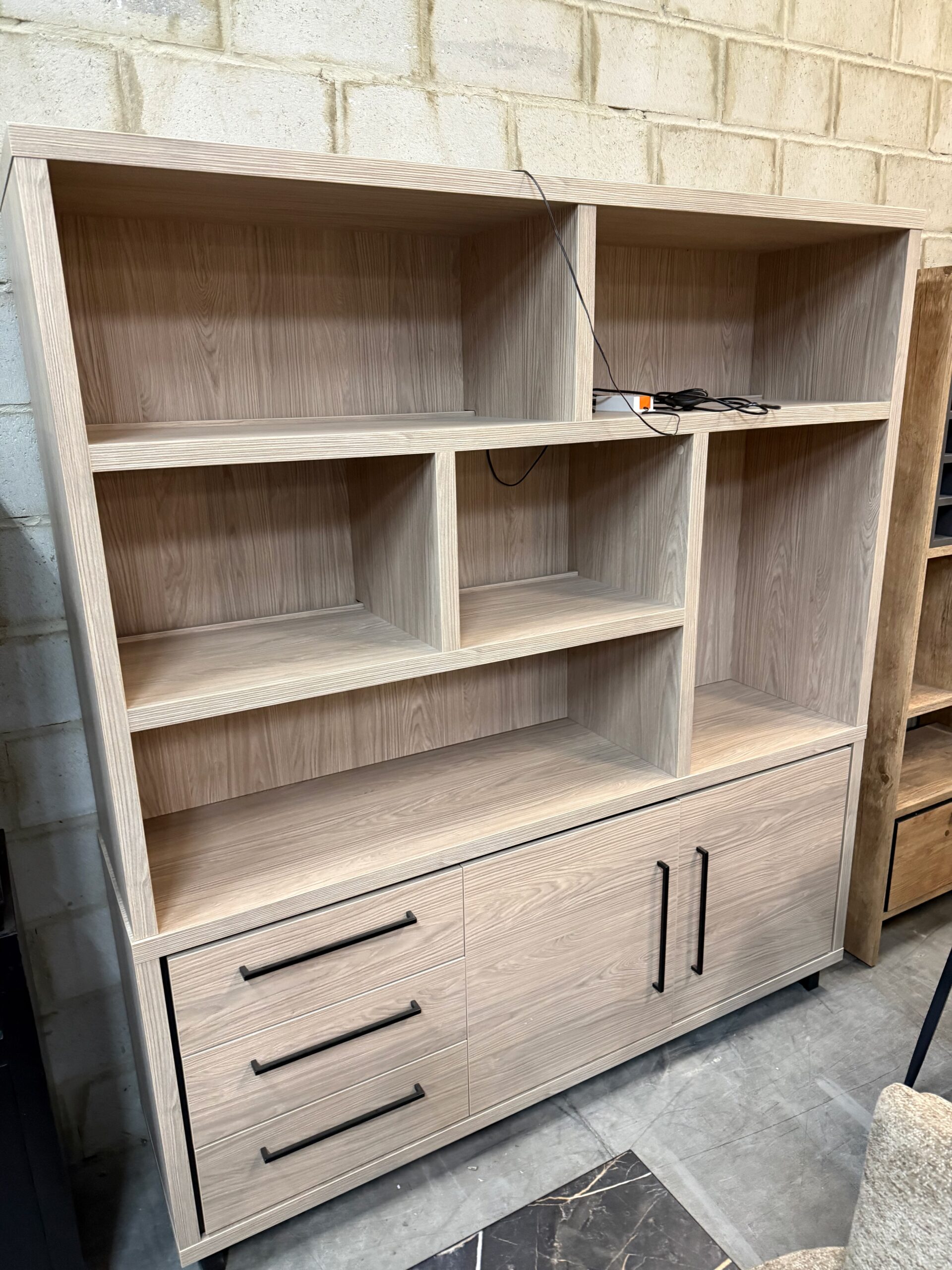 Lazio buffetkast, kleur misty oak - Afbeelding 3