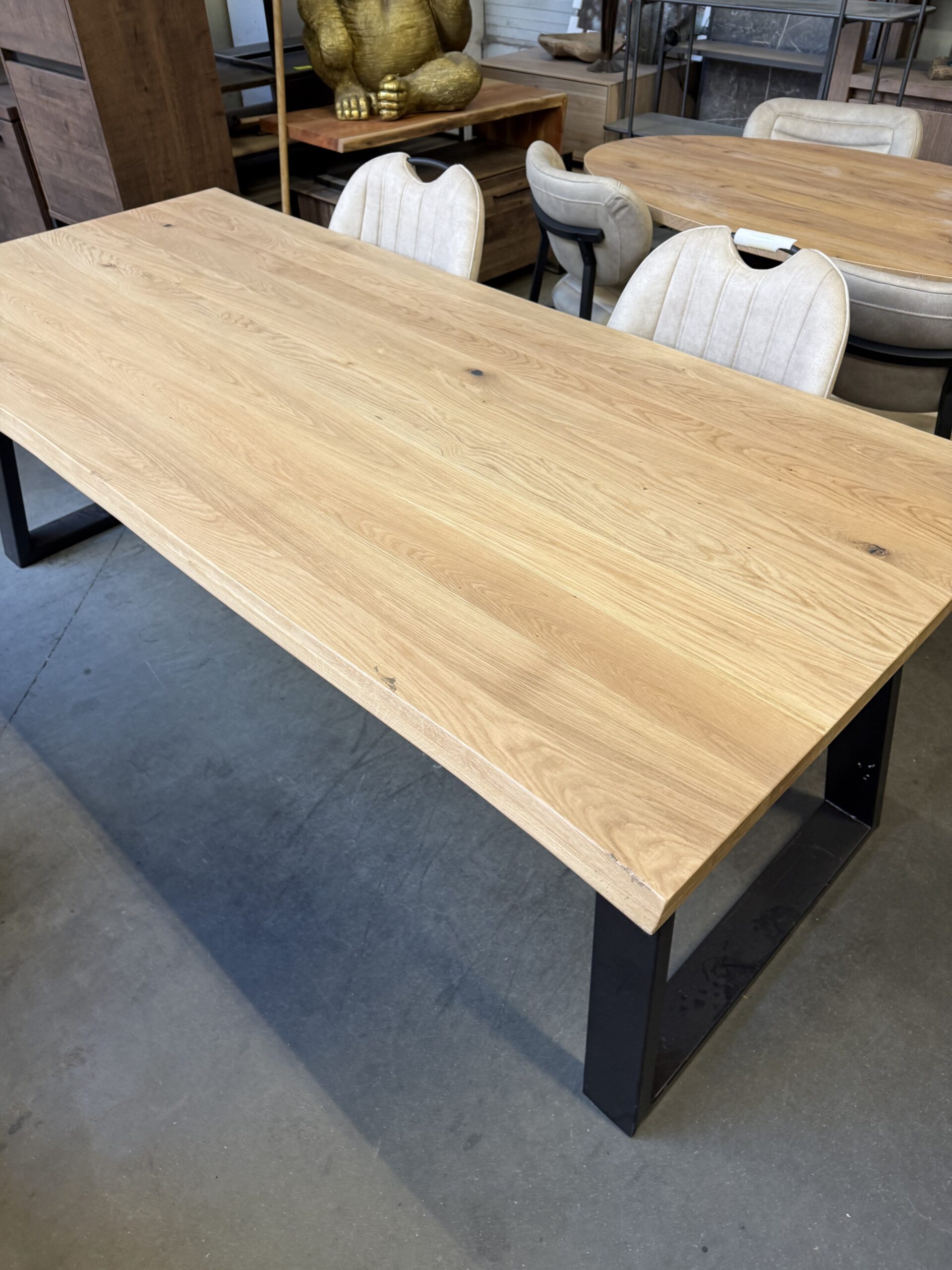 Boomstamtafel, eikenhout - Afbeelding 3