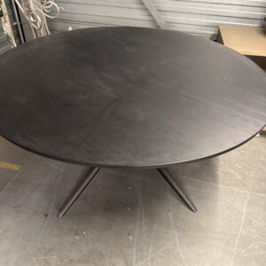 Iris eettafel rond, kleur old piano