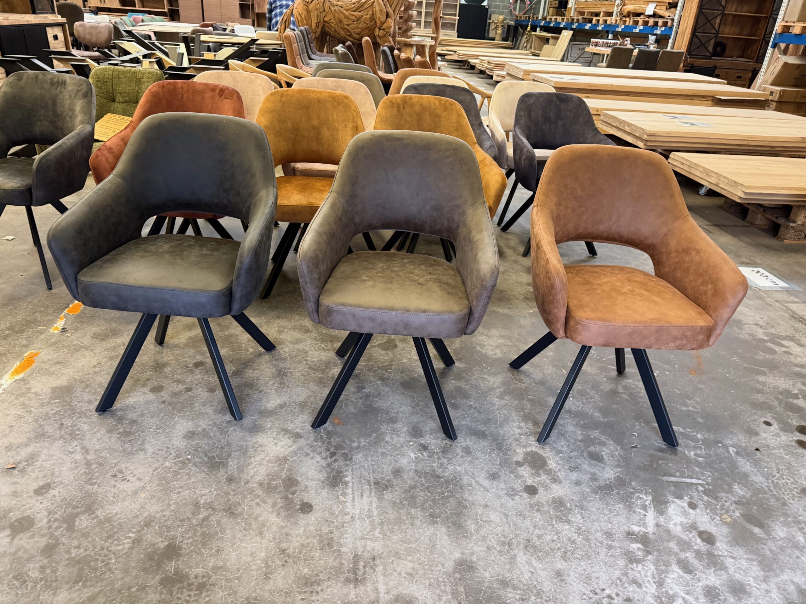 Emilie armstoel, met returnfunctie