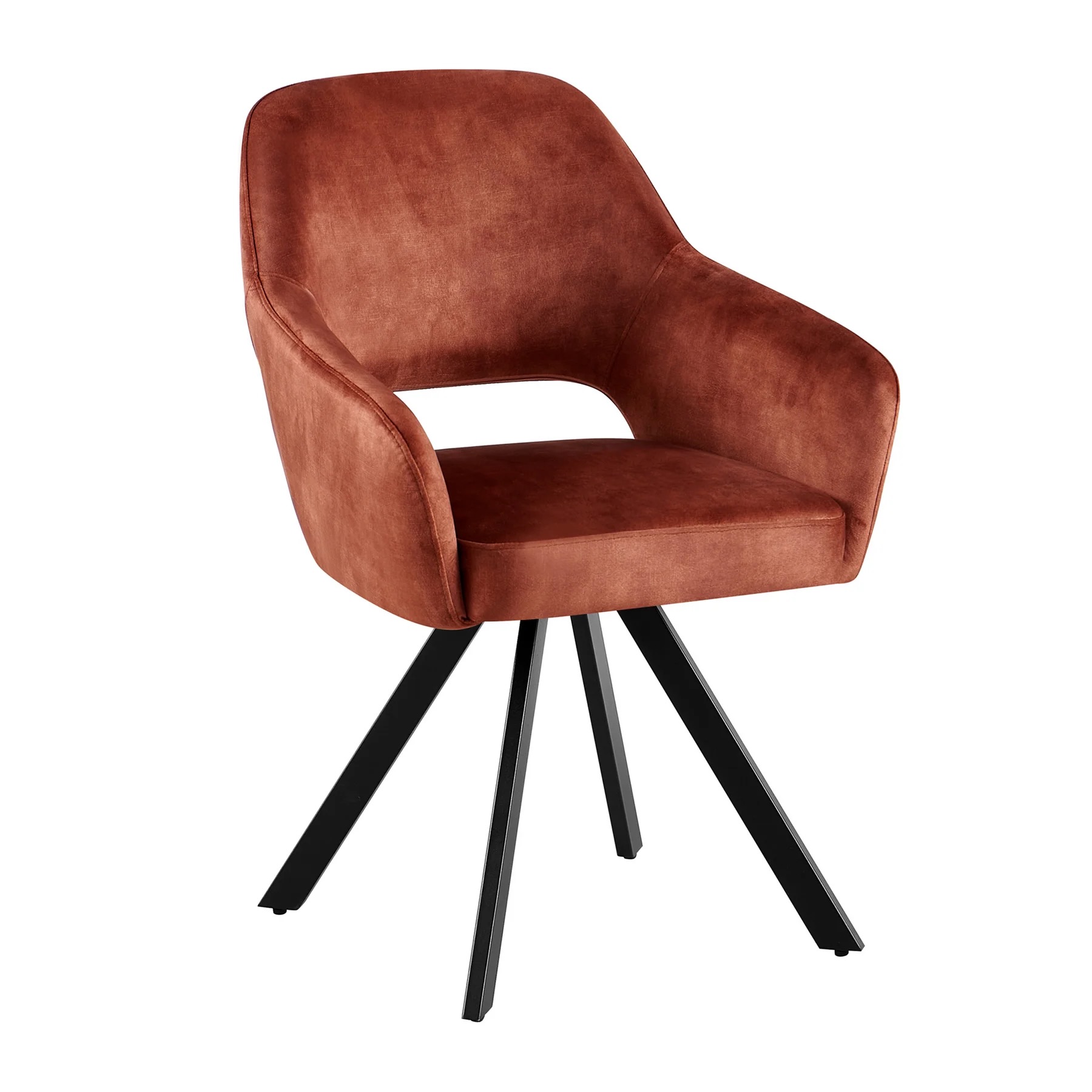 Emilie armstoel, velvet, met returnfunctie - Afbeelding 33