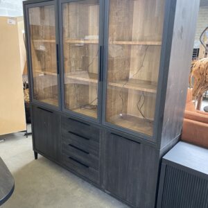 Vector buffetkast, old piano/teak 