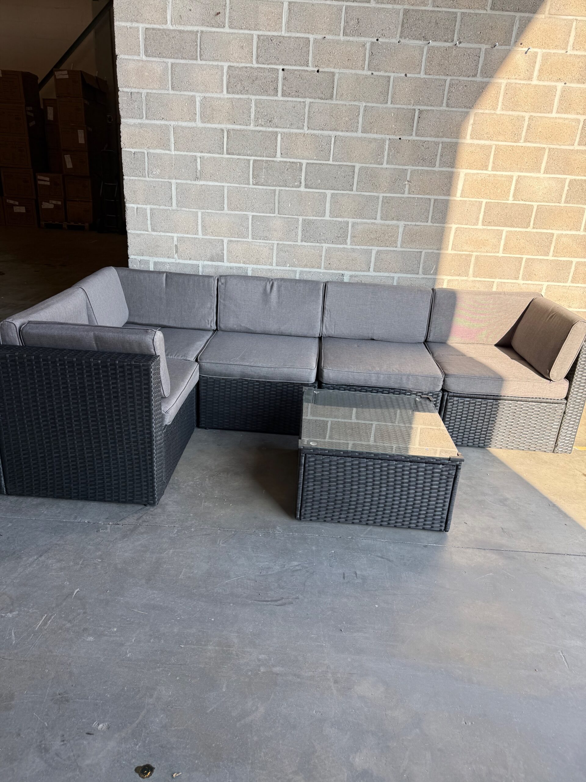 Loungeset antraciet - Afbeelding 8