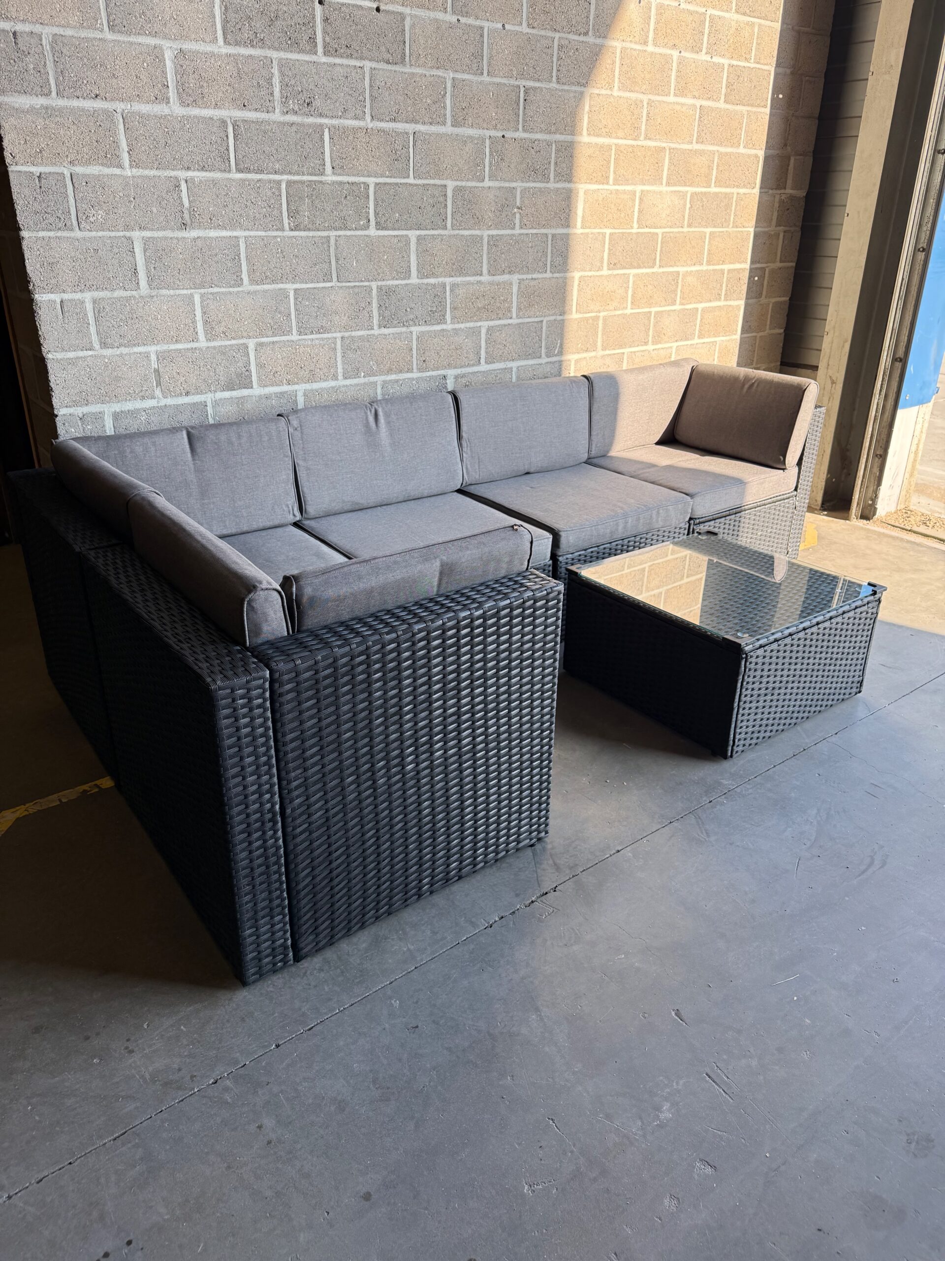 Loungeset antraciet - Afbeelding 6