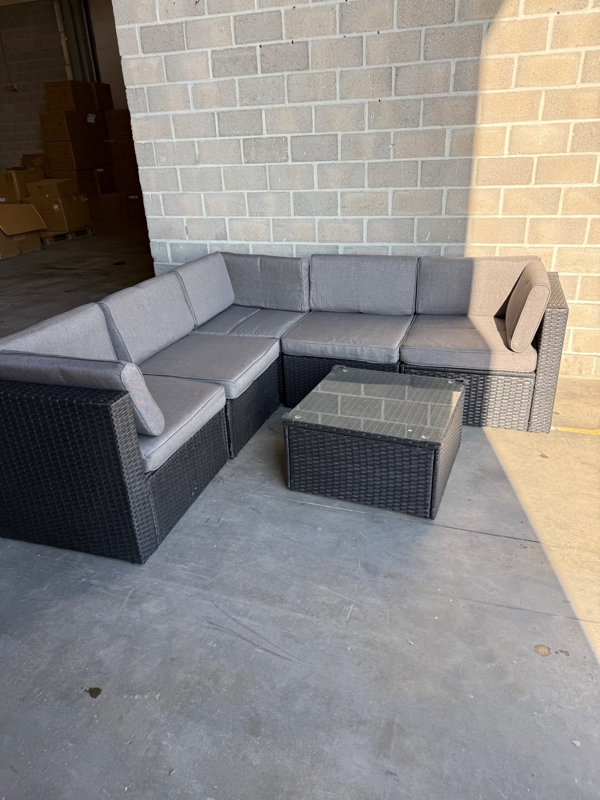 Loungeset antraciet - Afbeelding 5