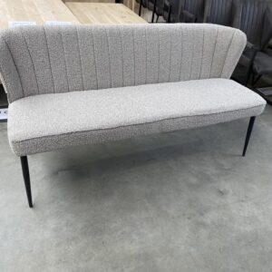 Eetkamerbank bouclé