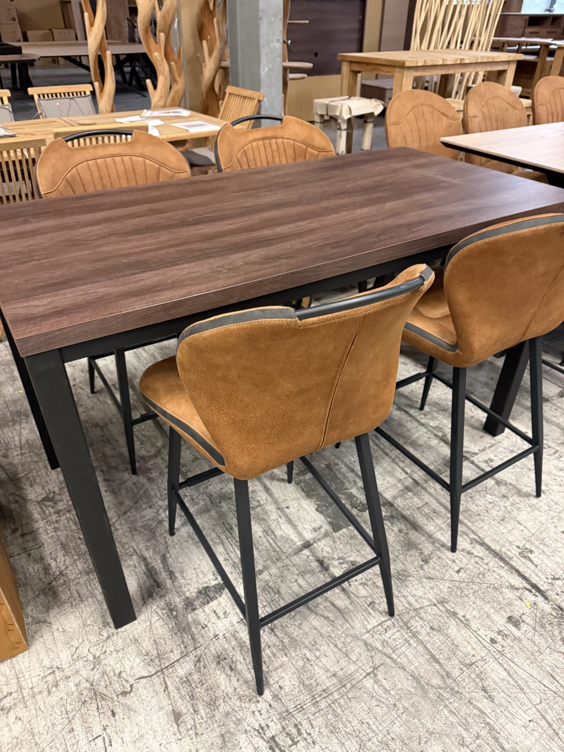 AANBIEDING: bartafel + 4 stoelen - Afbeelding 3