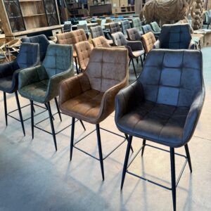 Lucille barstoel met armleuning