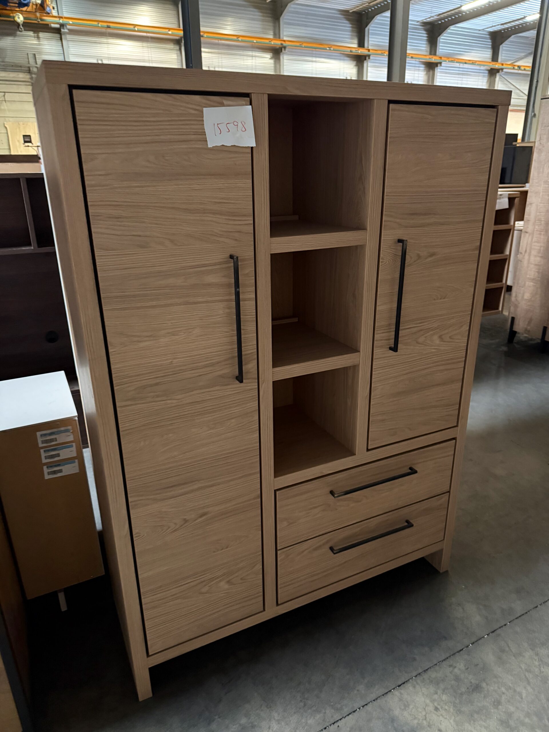 Savannah bergkast, blonde oak, Maxfurn1
