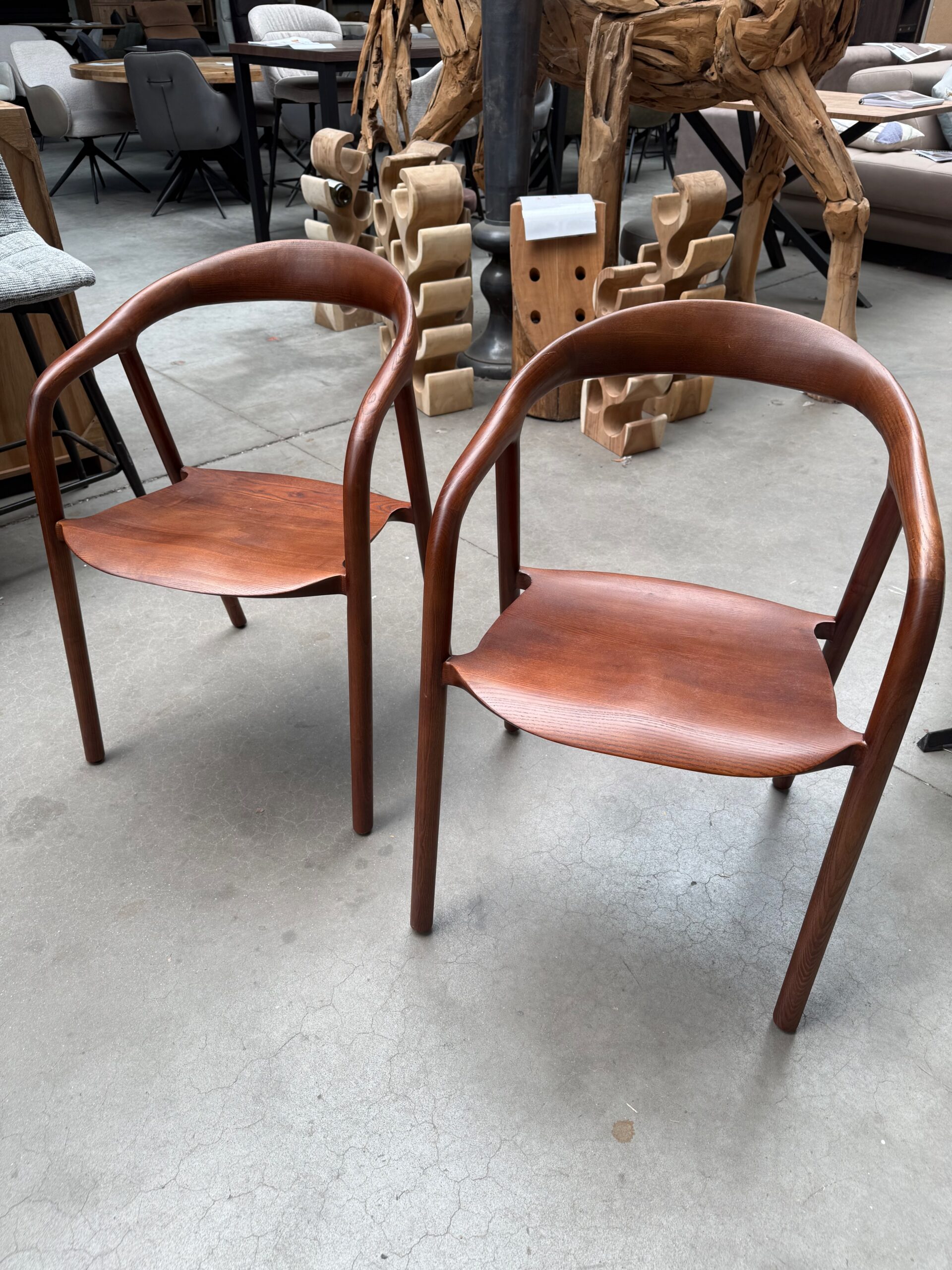 Didier armstoel, walnut1