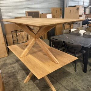 Nottingham eettafel Deens ovaal, eikenhout