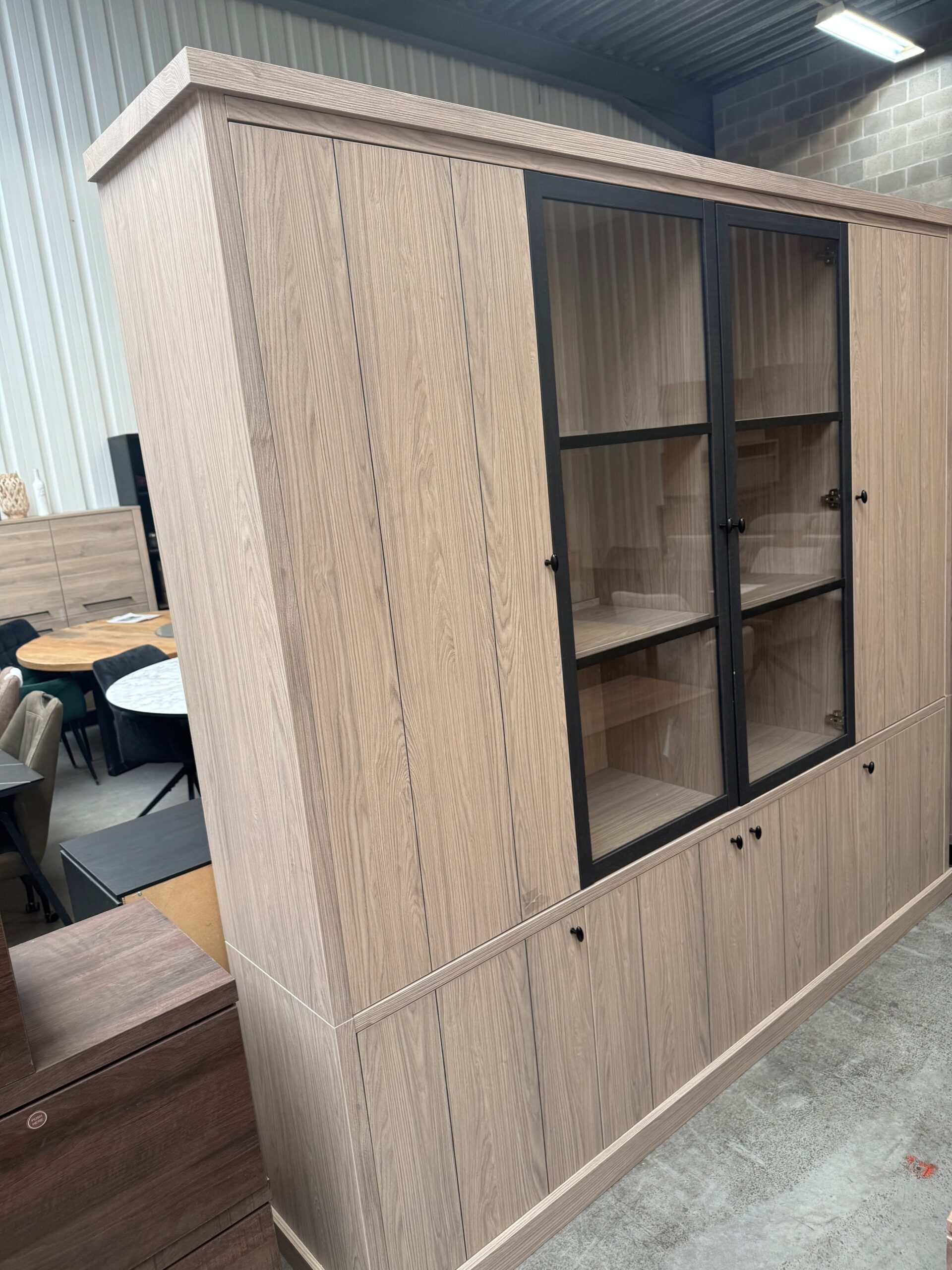 Brugge buffetkast, kleur misty oak - Afbeelding 4